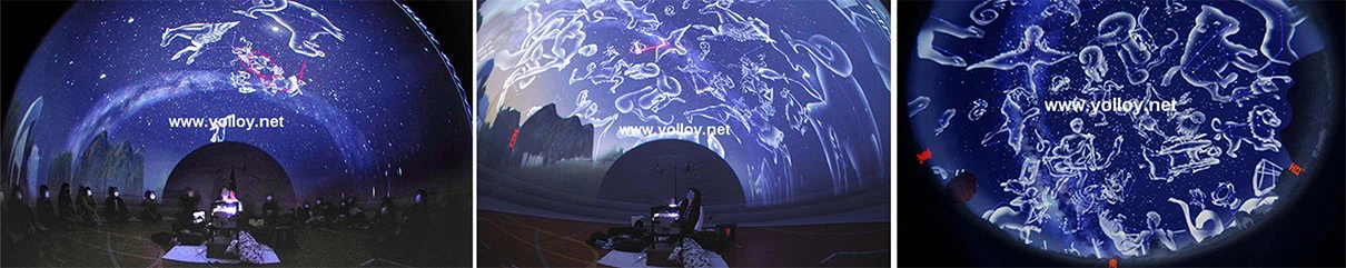 Clients feedback of of portable projection inflatable dome 2