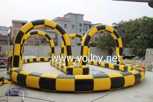 Pista de carreras inflable Zorb Ball