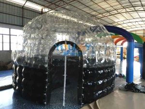 Tienda de spa inflable transparente