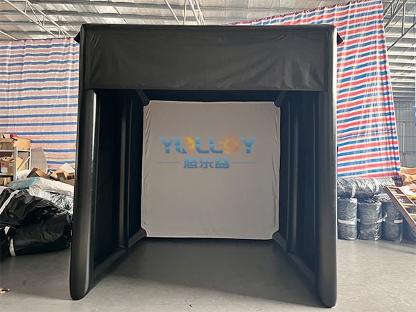 Tienda de práctica de simulador de golf inflable portátil
