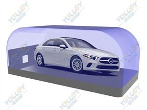 Cubierta de coche inflable de soporte de aire para protección