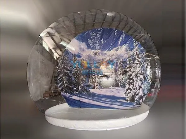 Inflatable Christmas Snow Globe Tent